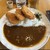 パノラマハウスぶな - 料理写真:辛口きのこカレー 大盛り+ヒレかつ ¥1,900-