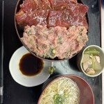 大久寿司 - 定食にはにゅうめんと小鉢付いてます