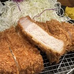 とんかつ檍のカレー屋 いっぺこっぺ - ■ロースかつランチ定食ライス大盛¥1,300