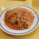 関谷スパゲティ - カニのトマトクリームスパゲティ②