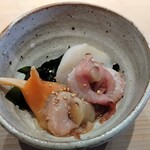 すしやのたい悟 - 貝類１皿目は青柳、つぶ貝、帆立貝、２皿目は赤貝、北寄貝、平貝でしたが２皿目は写真撮り忘れ