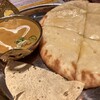 明和ナンカレーハウス - ※チキンカレーをチョイス❗️
　　　大粒のチキンが、しっかり入ってました❗️
　　※ルーのとろみは、全て玉ねぎや野菜からの
　　　もの、一切小麦粉は、使ってないらしい❗️
　　　凄く美味しかったです❗️