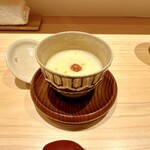 鮓樹 - ●柚茶碗蒸し梅肉様