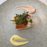 ロジェ ドール - 蟹と帆立貝のテリーヌ