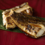 Vacuum cooking raw hokke grilled in soy sauce