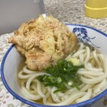 宮川製麺所 - かけとかき揚げ