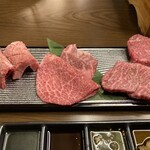 肉処 香月 - 焼肉盛り合わせ