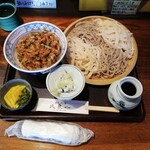 久良一 - 相乗り 836円、かき揚げ丼 407円