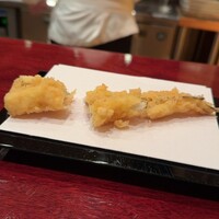 お座敷天婦羅 天政 丸ビル店 - 天婦羅（厳選魚介類：穴子）