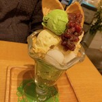 コトコトサリョウ - お茶香る茶寮の和パフェ