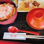 越前蟹の坊 - 甘えびてんこ盛り丼