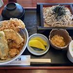 Soba Jun - タコ天丼セット