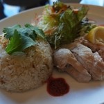 カフェ クロスロード - 海南鶏飯。シンガポール料理うまっ！！
