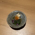 ハコジロウ - 春菊と舞茸おひたし