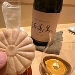 銀座 しのはら - 満寿泉 オーク樽熟成貴醸酒と合わせて