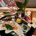 銀座 しのはら - 松竹梅飾り