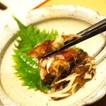 肉懐石 凜然 - ずわい蟹の酢の物