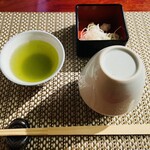 嘉一 - 薬味・蕎麦つゆ・お茶