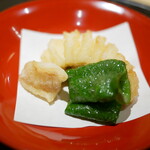 新ばし 星野 - 虎魚の素揚げ 2023年6月