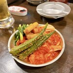 Taishuu Horumon Yakiniku Jun - キムチ盛660円