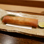 虎白 - 松茸餡の春巻き 2023年10月