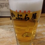 かぶら屋 - 生ビール(450円)