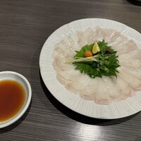 とらふぐ城 - 熟成てっさ