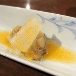 まな板の上の旬　ぽぽぽん - 牡蠣と梨のオイル漬け