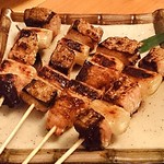 酒菜と炭 てりや - ブリのねぎまの炭火焼き