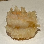 日本橋 蕎ノ字 - 包丁の入れ方を変えた車海老