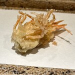 日本橋 蕎ノ字 - 車海老の頭