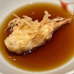 日本橋 蕎ノ字 - 車海老の頭　ふたつ