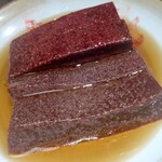 炭火焼肉ホルモンさわいし - レバー個体違いで味比べ