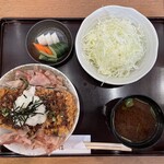 TAKESHIN - 醤油かつ丼(ヒレ) 1,800円