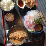 川魚・郷土旬菜 うおとし - あらいとこいこくのセット