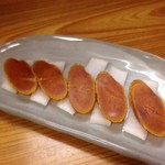 にしきや - 自家製からすみ（800円）