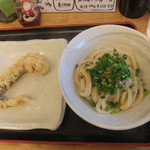 手打ちうどん こげら - しょうゆ、げそ天
