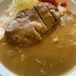 Restaurant Ponchi - 黄色いカレー、スパイス感は控えめの昭和仕様