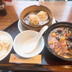 大連餃子基地 DALIAN - 酸辣湯食べるスープセット