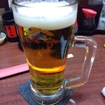 居酒屋　極 - 生ビール(580円)