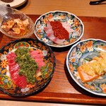 Chaini- Zushuku Sai Ichirin - 鮮魚前菜4種盛り