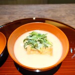 堺町 かもくら - 九条ねぎの雑煮仕立て