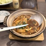 百年亭 - ほっかほか土鍋のお味噌汁