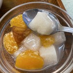 中国料理 頤和園 - 久しぶりにフルーツ寒天。絶品！