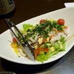 Waraku Kataraiya - 豚しゃぶサラダ(カレードレッシング) ￥590
