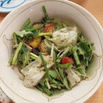 地酒・地魚 三代目ハルク - お魚の唐揚げサラダ 黒ごまドレッシング