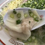 九州ラーメン友理 - ワンタンメン、小ネギ