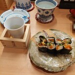 地酒・地魚 三代目ハルク - こはだのガリ巻き