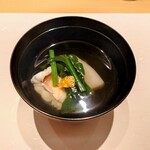 鮨・和 のぎ - 甘鯛と丸大根のお椀
