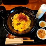 豚肉汁うどん べ - 